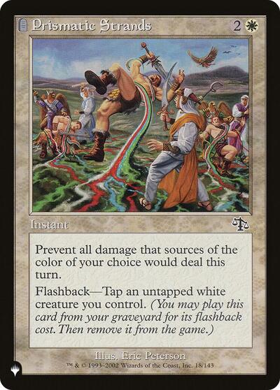 Prismatic Strands (The List) Near Mint