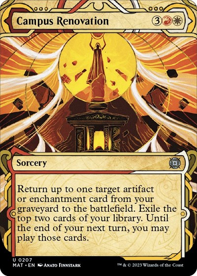 Campus Renovation (Halo Foil) (March of the Machine: The Aftermath) Near Mint Foil