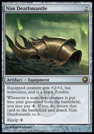 Nim Deathmantle (Scars of Mirrodin) Medium Play Foil