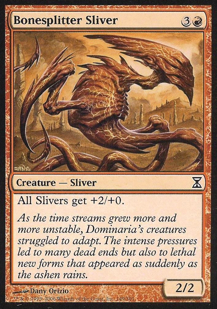 Bonesplitter Sliver (Time Spiral) Medium Play