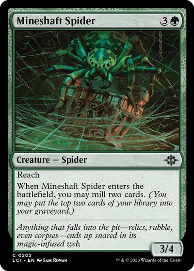 Mineshaft Spider (The Lost Caverns of Ixalan) Light Play