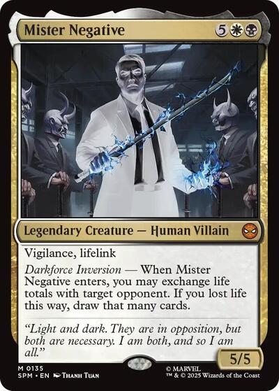 Mister Negative (Marvel's Spider-Man) Near Mint Foil