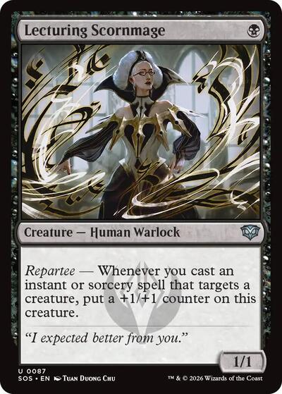 Lecturing Scornmage (Secrets of Strixhaven) Near Mint