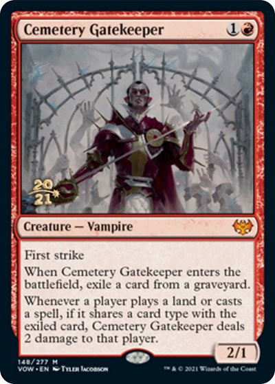 Cemetery Gatekeeper (Promos: Prerelease Cards) Light Play Foil