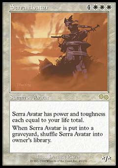 Serra Avatar (Urza's Saga) Heavy Play