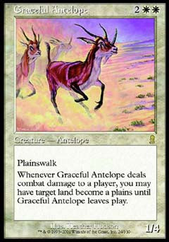 Graceful Antelope (Odyssey) Near Mint Foil