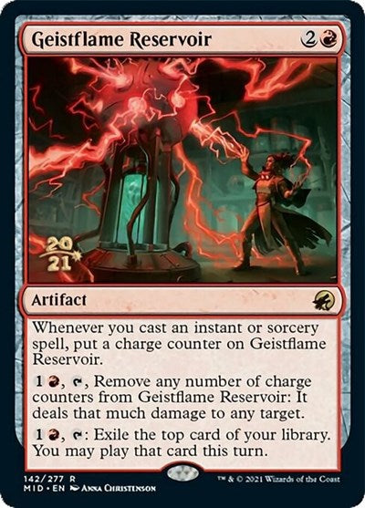 Geistflame Reservoir (Promos: Prerelease Cards) Light Play Foil