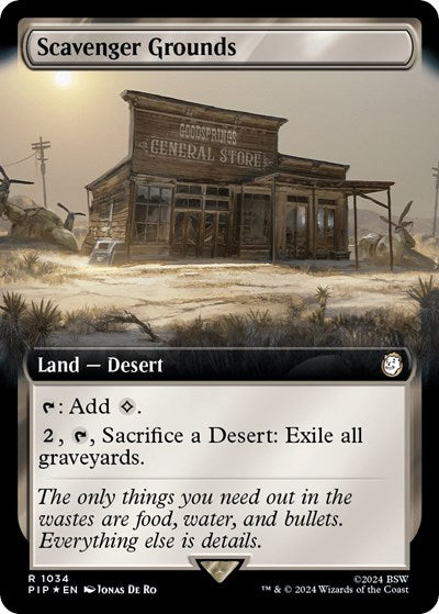 Scavenger Grounds (Extended Art) (Surge Foil) (Universes Beyond: Fallout) Near Mint Foil