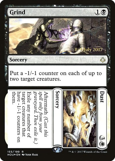 Grind // Dust (Promos: Prerelease Cards) Medium Play Foil