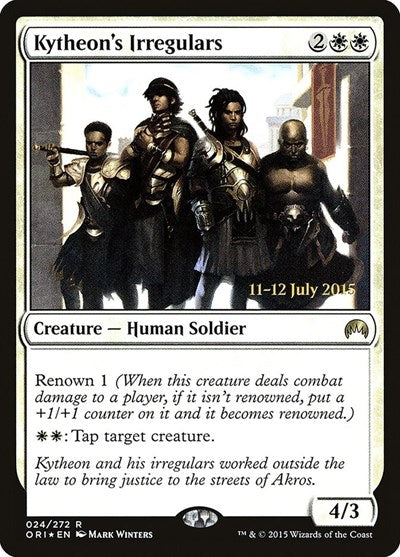 Kytheon's Irregulars (Promos: Prerelease Cards) Light Play Foil