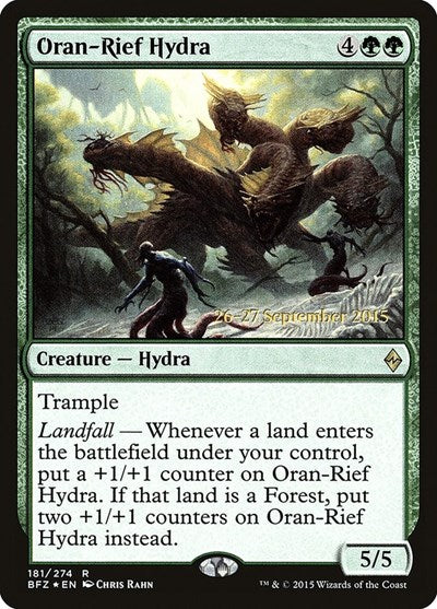 Oran-Rief Hydra (Promos: Prerelease Cards) Light Play Foil