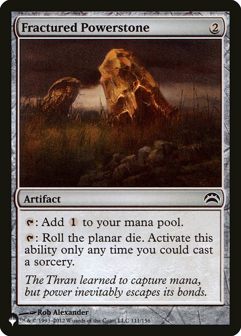 Fractured Powerstone (The List) Near Mint