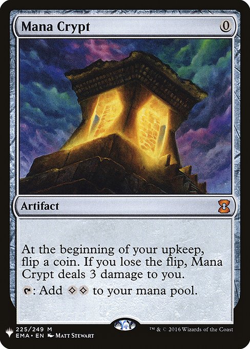 Mana Crypt (Mystery Booster) Medium Play