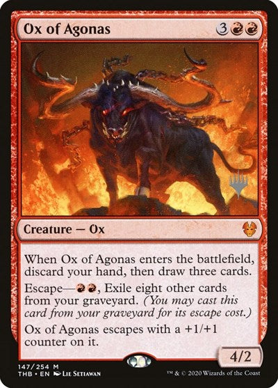Ox of Agonas (Promo Pack: Theros Beyond Death) Near Mint Foil