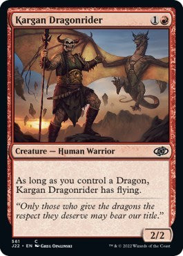 Kargan Dragonrider (Jumpstart 2022) Medium Play