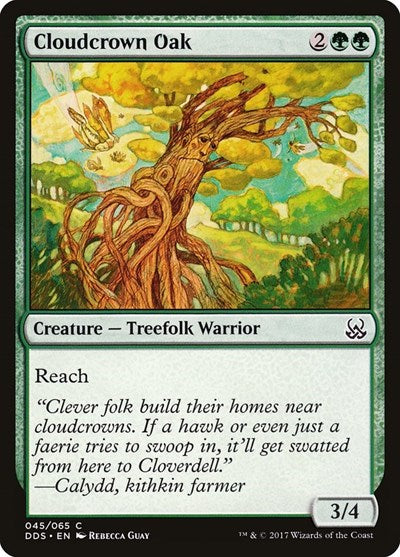 Cloudcrown Oak (Duel Decks: Mind vs Might) Light Play
