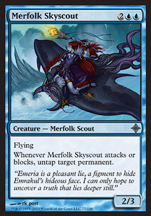 Merfolk Skyscout (Rise of the Eldrazi) Medium Play
