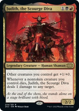 Judith, the Scourge Diva (Double Masters 2022) Near Mint Foil