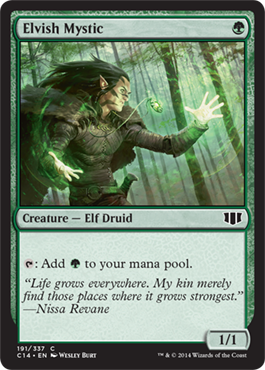 Elvish Mystic (Commander 2014 Edition) Light Play