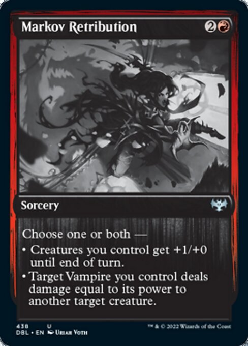 Markov Retribution (Innistrad: Double Feature) Light Play
