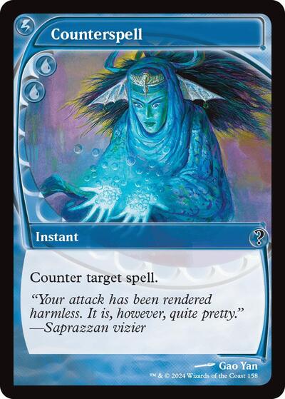 Counterspell (Future Sight) (Mystery Booster 2) Light Play Foil