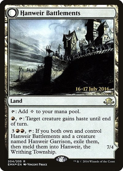 Hanweir Battlements (Promos: Prerelease Cards) Near Mint Foil
