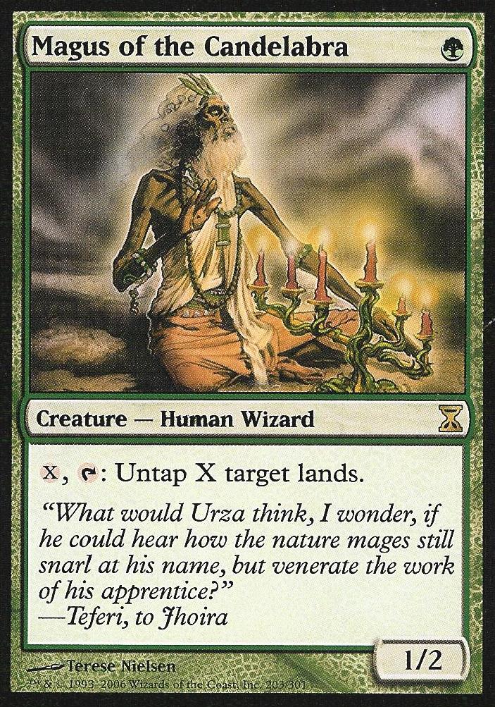 Magus of the Candelabra (Time Spiral) Light Play
