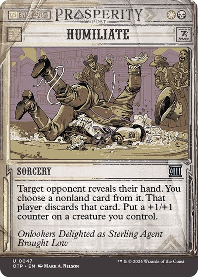 Humiliate (Outlaws of Thunder Junction: Breaking News) Light Play