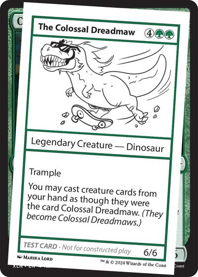The Colossal Dreadmaw (Mystery Booster 2 Playtest Cards) Near Mint