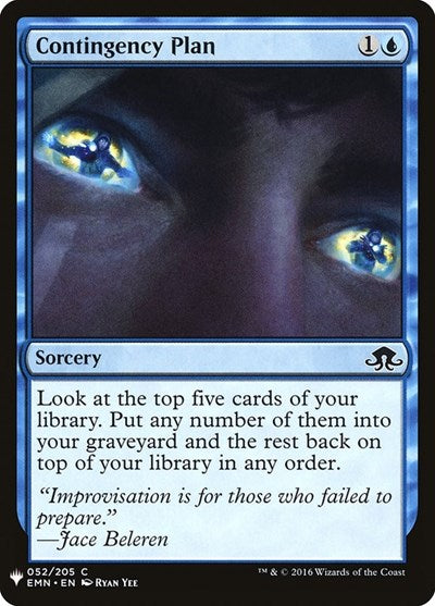 Contingency Plan (Mystery Booster) Near Mint