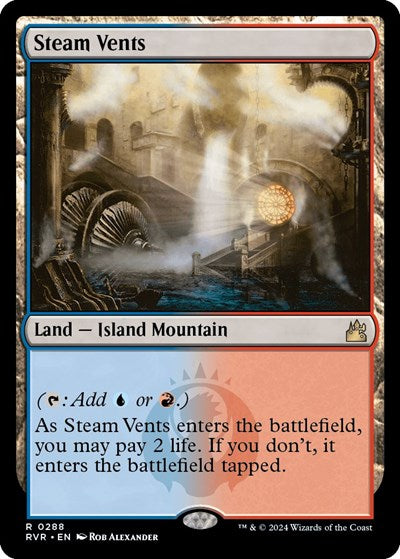 Steam Vents (Ravnica Remastered) Near Mint Foil