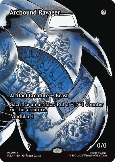 Arcbound Ravager (Borderless) (Teenage Mutant Ninja Turtles Eternal-Legal) Near Mint Foil
