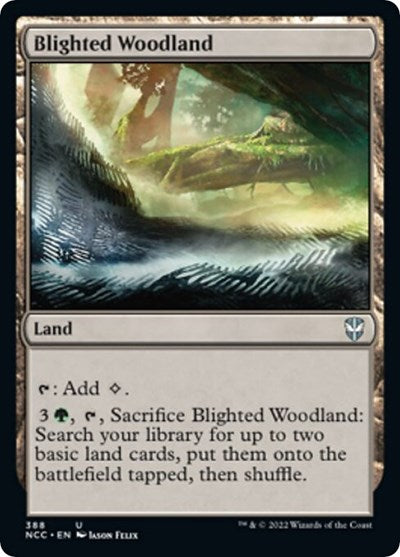 Blighted Woodland (Commander: Streets of New Capenna) Near Mint