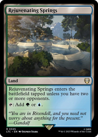Rejuvenating Springs (Commander: The Lord of the Rings: Tales of Middle-earth) Medium Play