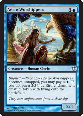 Aerie Worshippers (Born of the Gods) Medium Play Foil