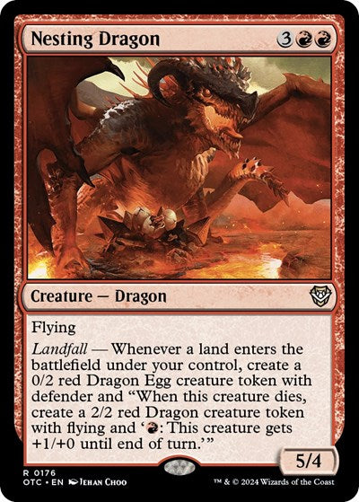 Nesting Dragon (Commander: Outlaws of Thunder Junction) Light Play