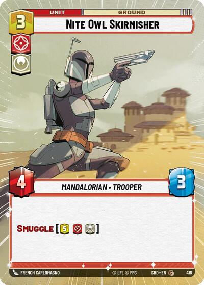 Nite Owl Skirmisher (Hyperspace) (Shadows of the Galaxy) Near Mint Foil