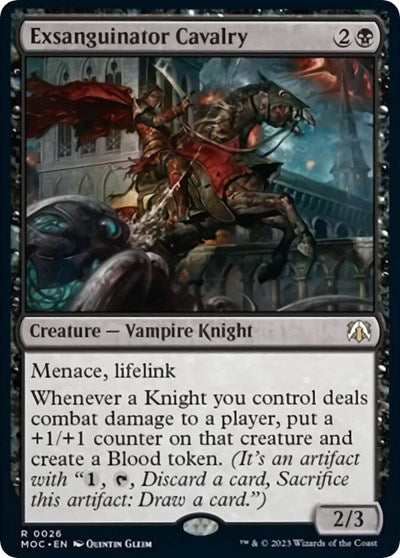 Exsanguinator Cavalry (Commander: March of the Machine) Damaged / Poor