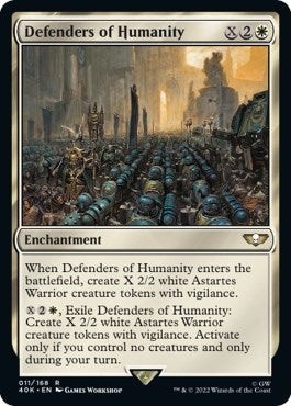 Defenders of Humanity (Universes Beyond: Warhammer 40K) Light Play