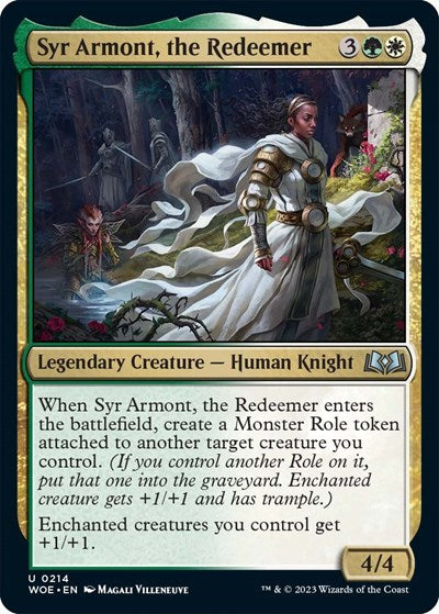 Syr Armont, the Redeemer (Wilds of Eldraine) Light Play