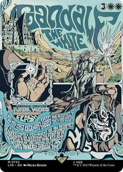 Gandalf the White Borderless Poster|1|0|0.00