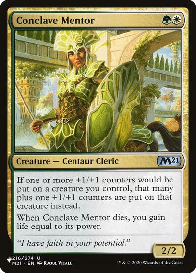 Conclave Mentor (The List) Light Play
