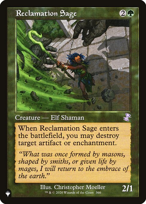 Reclamation Sage (The List) Light Play