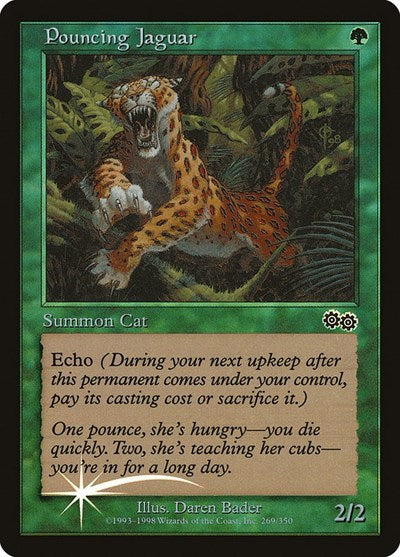 Pouncing Jaguar (Promos: Arena) Light Play Foil