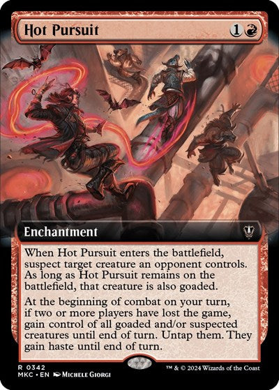 Hot Pursuit (Extended Art) (Commander: Murders at Karlov Manor) Light Play