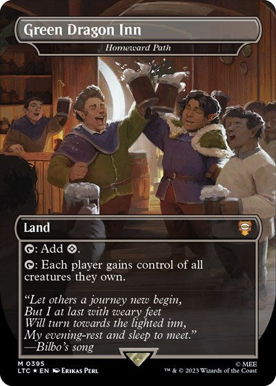 Green Dragon Inn - Homeward Path (Surge Foil) (Commander: The Lord of the Rings: Tales of Middle-earth) Light Play Foil