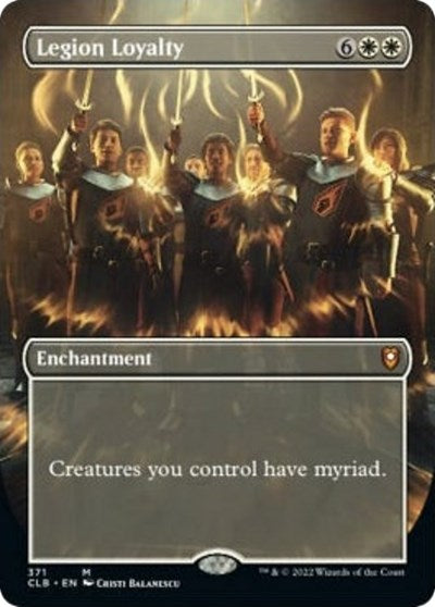 Legion Loyalty (Borderless) (Commander Legends: Battle for Baldur's Gate) Medium Play Foil