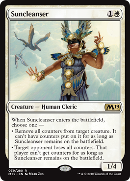 Suncleanser (Magic 2019 Core Set) Near Mint Foil