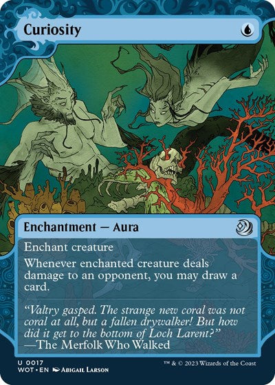 Curiosity (Wilds of Eldraine: Enchanting Tales) Medium Play