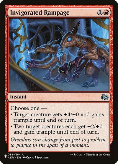 Invigorated Rampage (The List) Near Mint